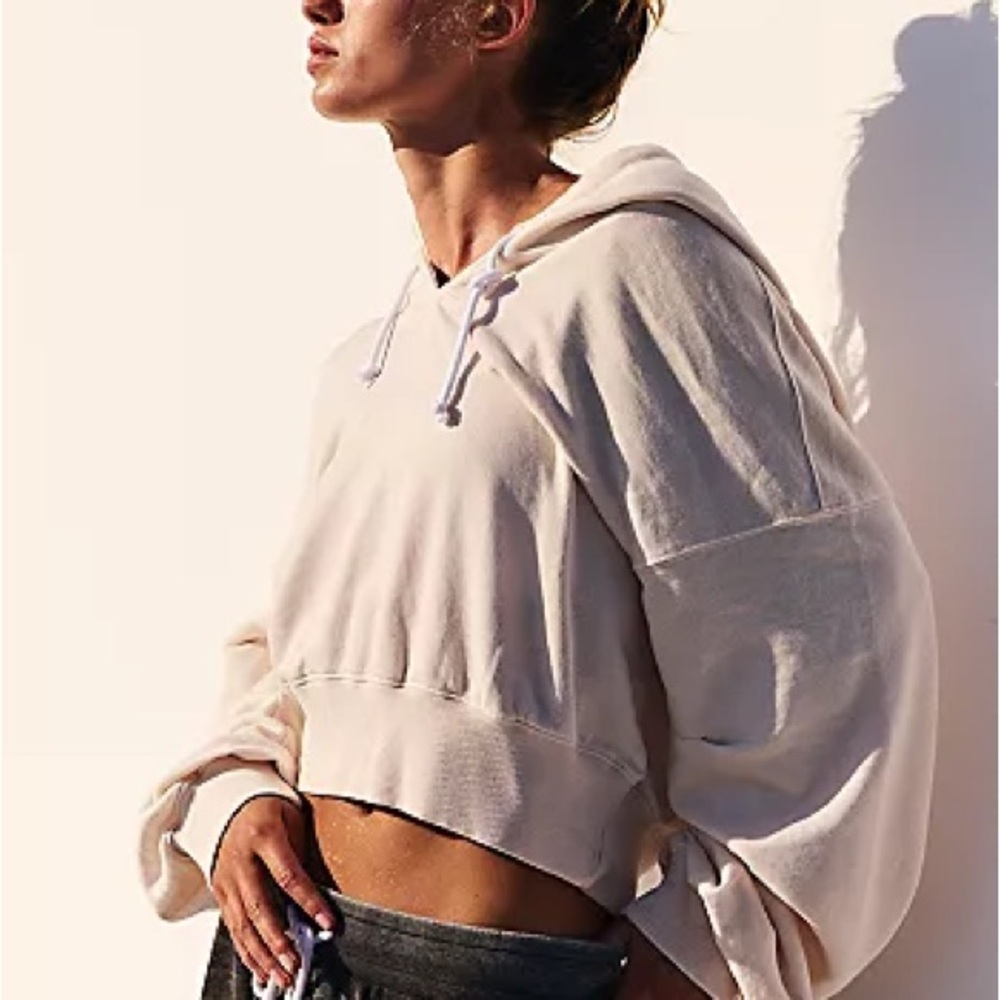 Free People Movement Playbook Hoodie Crème